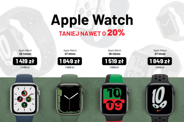 Promocja na wybrane modele Apple Watch!