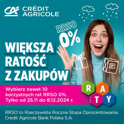 Raty 0% - powracają! 