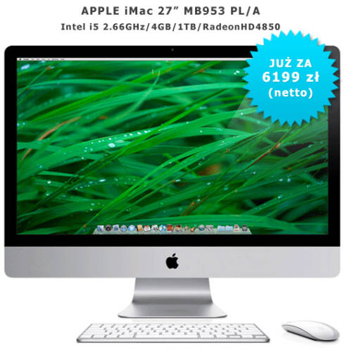 Apple iMac 27" (MB953PL/A) - PROMOCJA  !!!