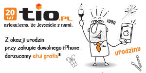 20 lat TiO.pl - Przy zakupie iPhone etui dostaniecie GRATIS!