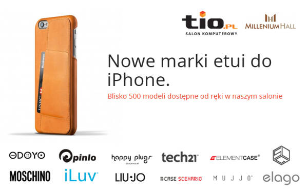 Nowe marki etui do iPhone dostępne w TiO.pl