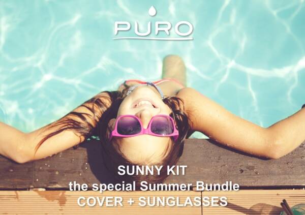 PURO Sunny Kit - Zestaw etui iPhone 8 / 7 + składane okulary