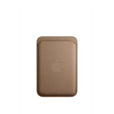 Portfel Apple z tkaniny FineWoven z MagSafe do iPhonea Find My - jasnobeżowy