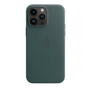 Etui do iPhone 14 Pro Max Apple Leather MagSafe - leśna zieleń