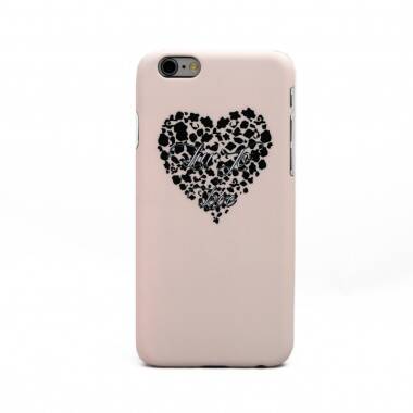 Etui do iPhone 5/5S/SE Liu Jo Beige Heart Hard Case - różowe