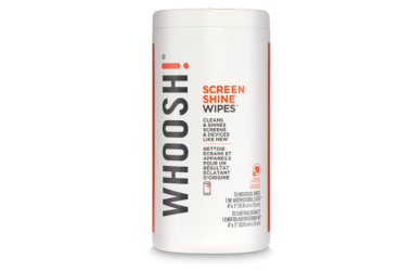 Ściereczki Whoosh! Screen Shine Antimicrobial Microfiber Wipes (70 szt.)