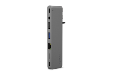 Przejściówka Epico USB-C Hub Pro III - szara