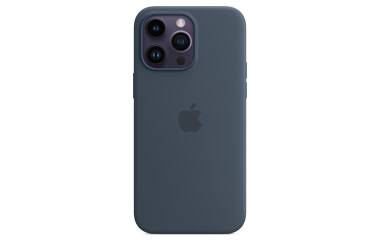 Etui do iPhone 14 Pro Max Apple Silicone MagSafe - Storm Blue
