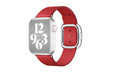 Pasek do Apple Watch 41mm z nowoczesną klamrą Modern Buckle rozmiar M - czerwony