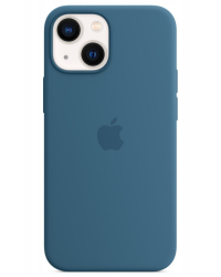 Etui do iPhone 13 Apple Silicone MS Blue Jay - niebieskie - zdjęcie 1