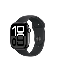 Apple Watch S10 46mm aluminium w kolorze onyks z paskiem sportowym w kolorze czarnym M/L - zdjęcie 1