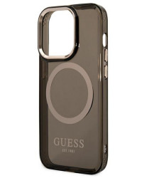 Etui iPhone 14 Pro Max Guess Gold Outline  MagSafe kolor czarny Rzeszów - zdjęcie 3