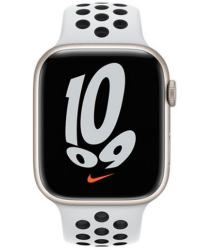 Rzeszów Apple pasek do Apple Watch sportowy Nike 45 kolor Pure Platinum/Black - zdjęcie 2