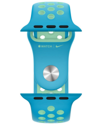 Apple Watch Pasek 41 mm silikonowy w kolorze Chlorine Blue/Green Glow Rzeszów - zdjęcie 3