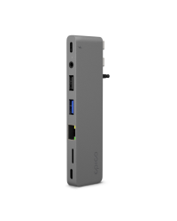 Przejściówka Epico USB-C Hub Pro III - szara - zdjęcie 1