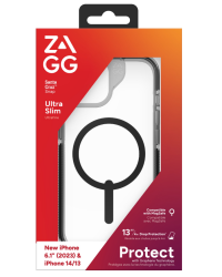 Etui iPhone 15 ZAGG Santa Cruz Snap MagSafe - przezroczyste - zdjęcie 4