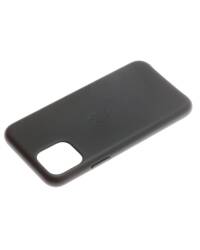 Etui do iPhone 11 Pro Max Apple Leather Case - czarne  - zdjęcie 3