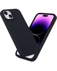 Etui do iPhone 15 Plus eSTUFF INFINITE RIGA Silicon Cover - czarne - zdjęcie 2