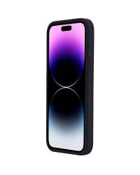 Etui do iPhone 15 Plus eSTUFF INFINITE RIGA Silicon Cover - czarne - zdjęcie 5