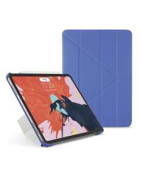 Etui do iPad 11 Pro Pipetto Origami z podstawką - niebieskie - zdjęcie 1