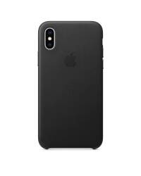 Etui do iPhone X/Xs Apple Leather Case - czarne - zdjęcie 1