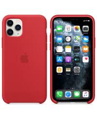 Etui do iPhone 11 Pro Max Apple Silicone Case - czerwone - zdjęcie 3