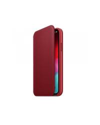Etui do iPhone Xs Apple Leather Folio - czerwone - zdjęcie 1