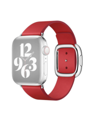 Pasek do Apple Watch 41mm z nowoczesną klamrą Modern Buckle rozmiar M - czerwony - zdjęcie 1