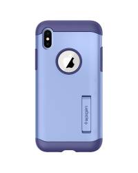 Etui do iPhone X Spigen Slim Armor - fioletowe  - zdjęcie 1