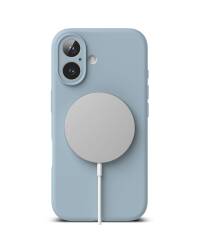 Etui do iPhone 16 Kraków Ringke Silicone MagSafe blue - niebieskie - zdjęcie 4