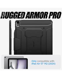 Etui do iPad Air 13 2024 Spigen Rugged Armor Pro - czarne - zdjęcie 11