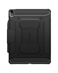 Etui do iPad Air 13 Rzeszów 2024 Spigen Rugged Armor Pro - czarne - zdjęcie 2