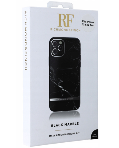 Warszawa Etui do iPhone 12/12 Pro Richmond Finch Black Marble - zdjęcie 3