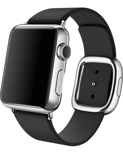 Pasek do Apple Watch 38/40mm Apple Modern Buckle (L) - czarny - zdjęcie 1