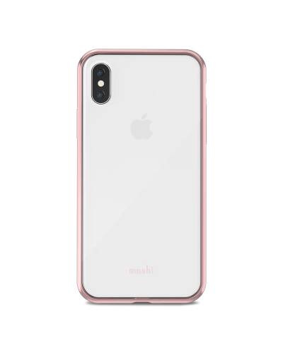 Etui do iPhone X/Xs Moshi Vitros - różowe - zdjęcie 1