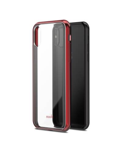 Etui do iPhone X/Xs Moshi Vitros - czerwone  - zdjęcie 1