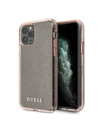 Etui do iPhone 11 Pro  Guess Glitter - przezroczyste  - zdjęcie 1