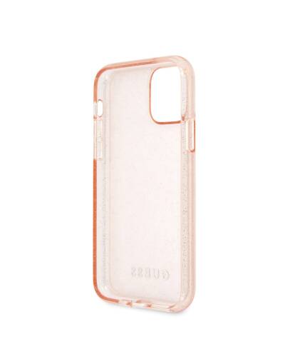 Etui do iPhone 11 Pro  Guess Glitter - przezroczyste  - zdjęcie 4