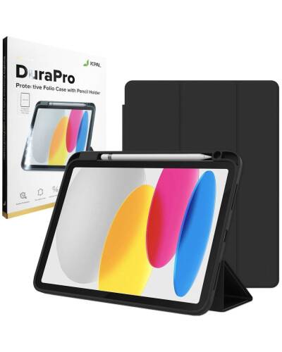 Etui do iPad 10,9 2022 JCPAL DuraPro - czarne - zdjęcie 1