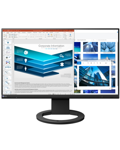 Monitor 24'' EIZO FlexScan EV2480 1920 x 1080 FHD - czarny - zdjęcie 1