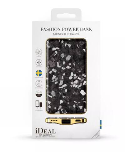 Powerbank Ideal Of Sweden Midnight Terazzo 5000mAh - zdjęcie 1