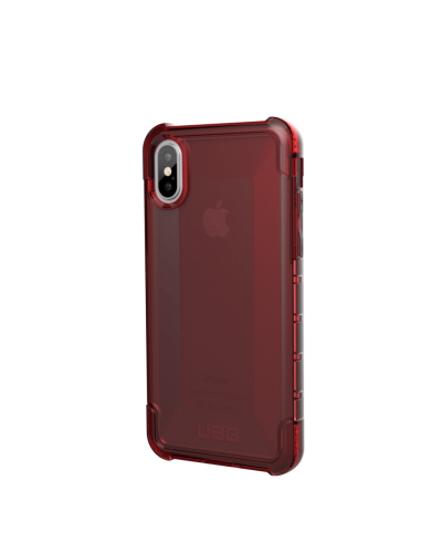 Etui do iPhone X/Xs UAG Plyo - czerwone przeźroczyste - zdjęcie 2