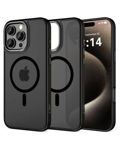 Etui do iPhone 16 Pro Max Rzeszów Tech-Protect MagEdge MagSafe black - czarne - zdjęcie 1