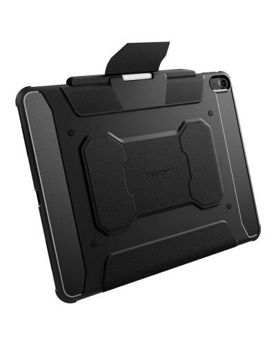 Etui do iPad Air 13 Poznań 2024 Spigen Rugged Armor Pro - czarne - zdjęcie 5