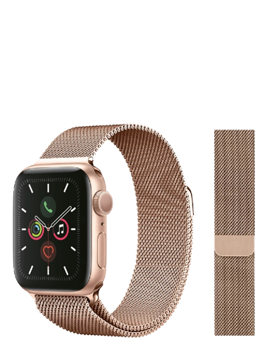 Branzoleta mediolańska Apple ze stali nierdzewnej do Apple Watch 42/44/45/49 mm - złota